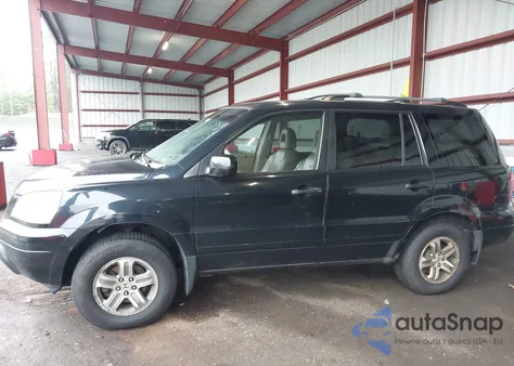 2004 Honda Pilot Ex-L from USA, damaged, VIN 2HKYF18654H545698